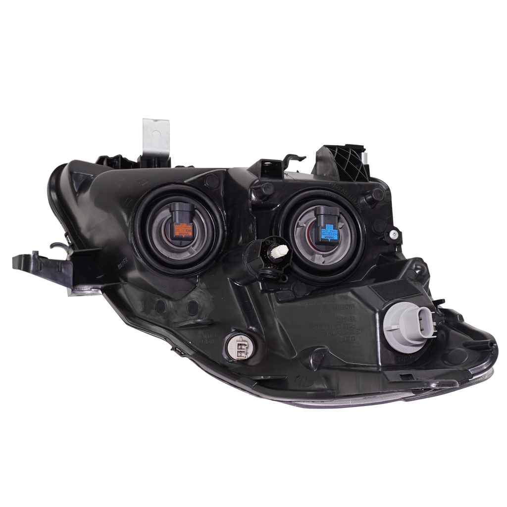ALTIMA 07-07 HEAD LAMP LH, Assembly, Halogen, Black Bezel, Sedan/Hybrid