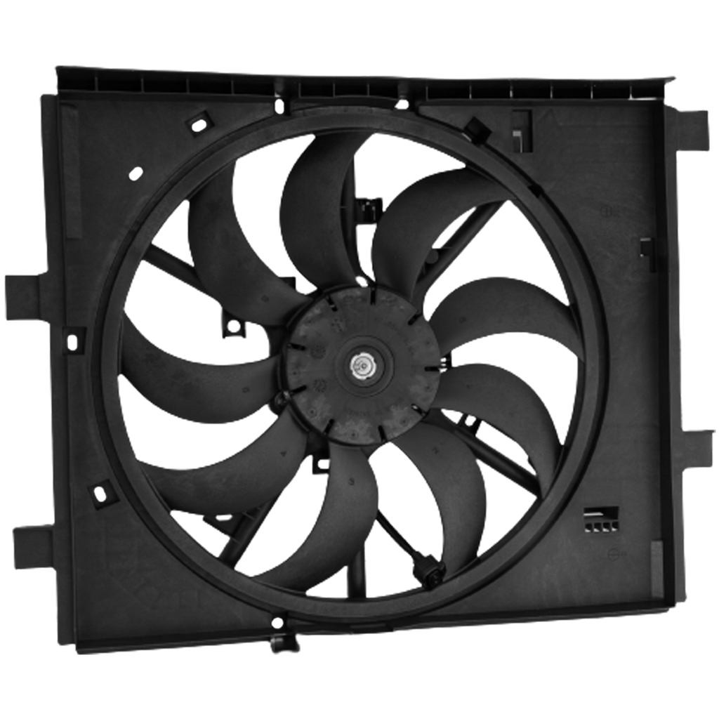 JUKE 15-17 RADIATOR FAN ASSEMBLY, Single Fan, S/SL/SV/Nismo Model