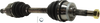 ALTIMA 98-01 FRONT CV AXLE ASSEMBLY LH, Automatic Transaxle