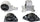 ALTIMA 98-01 MOTOR AND TRANSMISSION MOUNT KIT, 4 Cyl, 2.4L eng., Automatic Transmission