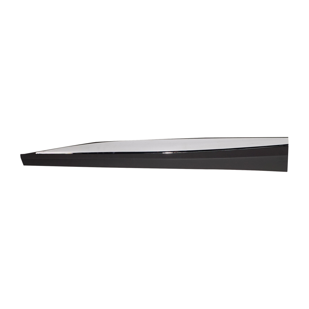 MURANO 15-23 FRONT DOOR MOLDING LH, Lower Textured Black, w/ Chrome Molding, w/o Midnight Special Edition Package