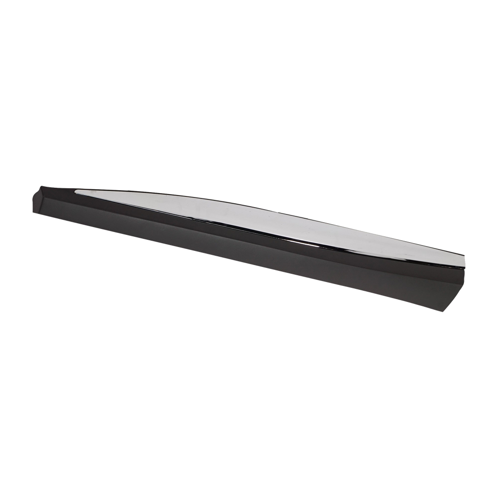 MURANO 15-23 FRONT DOOR MOLDING LH, Lower Textured Black, w/ Chrome Molding, w/o Midnight Special Edition Package