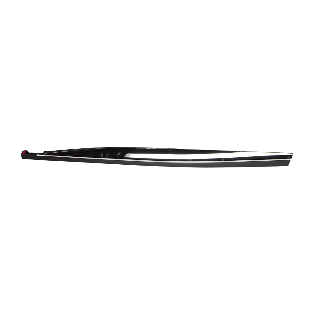 MURANO 15-23 FRONT DOOR MOLDING LH, Lower Textured Black, w/ Chrome Molding, w/o Midnight Special Edition Package