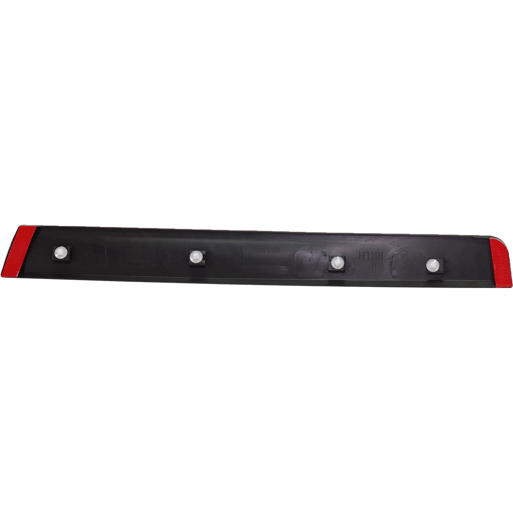 ROGUE 14-20 REAR DOOR MOLDING LH, (17-20, w/o Holes for Chrome Insert/Trim), (15-20, Korea)/Japan/USA Built Vehicle
