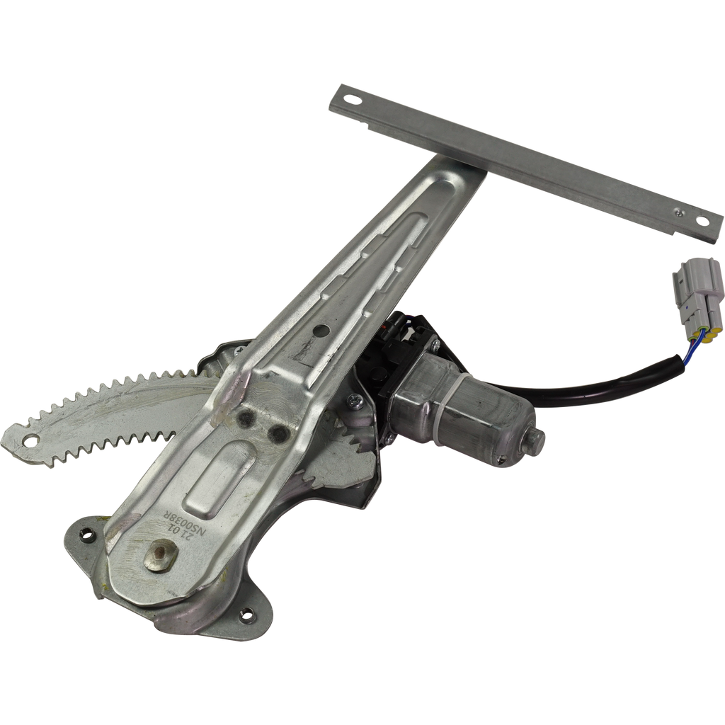 LEAF 13-22/SENTRA 20-23 REAR WINDOW REGULATOR RH, Power, w/ Motor, 2 Pin