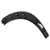 ROGUE 21-23 REAR WHEEL OPENING MOLDING RH, Mounted on Quarter Panel, Textured, Japan Built Vehicle - CAPA