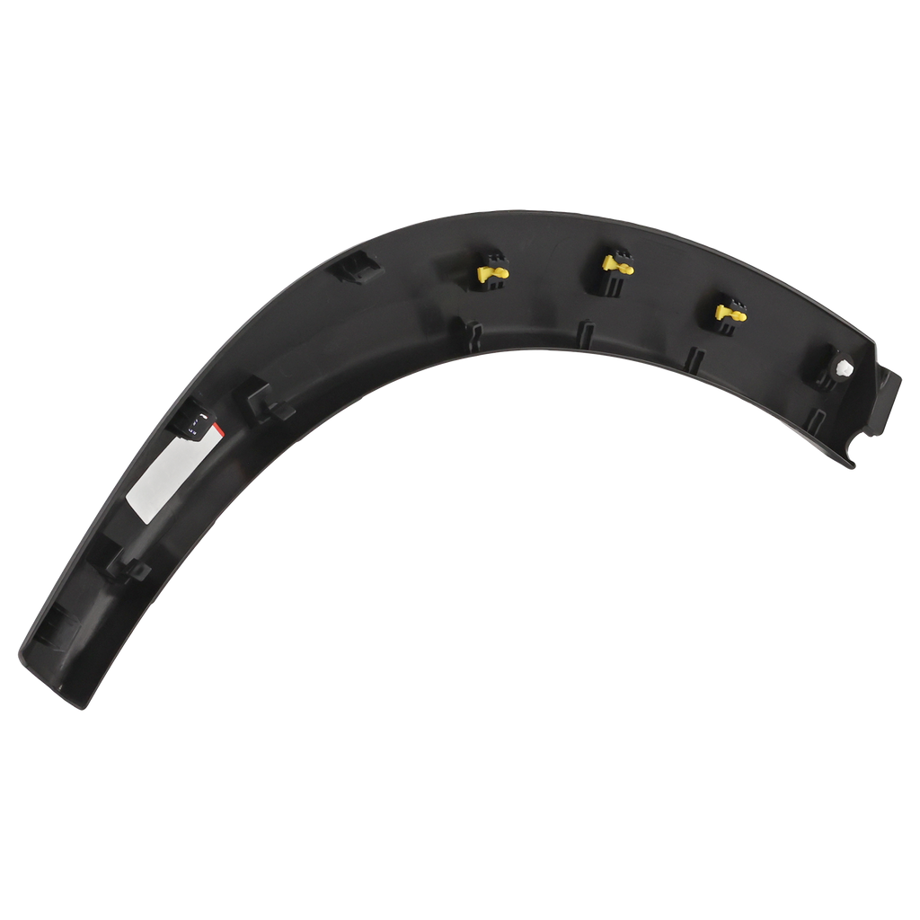ROGUE 21-23 REAR WHEEL OPENING MOLDING LH, Mounted on Quarter Panel, Textured, Japan Built Vehicle - CAPA