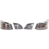 SENTRA 13-15 TAIL LAMP RH AND LH, Inner and Outer, Assembly, LED, Clear Lens, 4-Piece