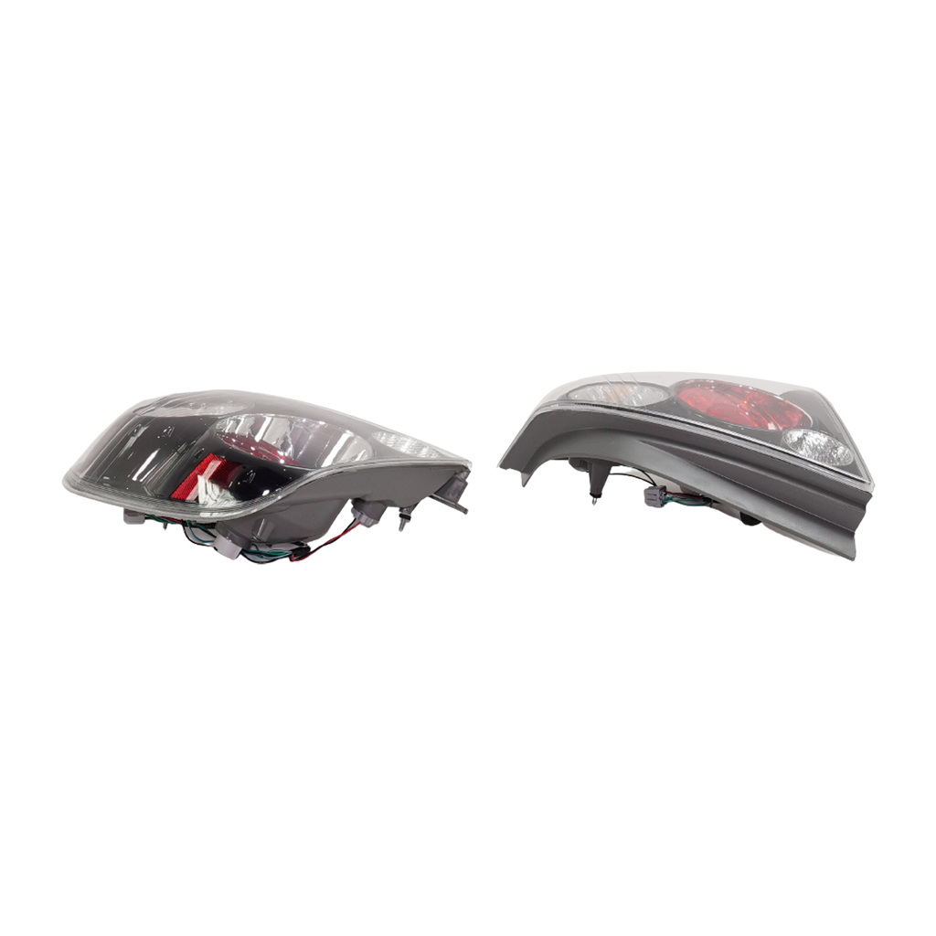 ALTIMA 07-09 TAIL LAMP RH AND LH, Assembly, LED, Black, Hybrid Model, 2-Piece