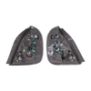 ALTIMA 07-09 TAIL LAMP RH AND LH, Assembly, LED, Black, Hybrid Model, 2-Piece