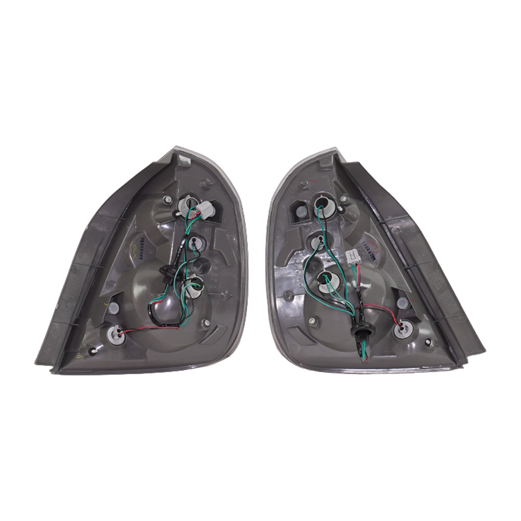 ALTIMA 07-09 TAIL LAMP RH AND LH, Assembly, LED, Black, Hybrid Model, 2-Piece