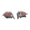 ALTIMA 07-09 TAIL LAMP RH AND LH, Assembly, LED, Black, Hybrid Model, 2-Piece