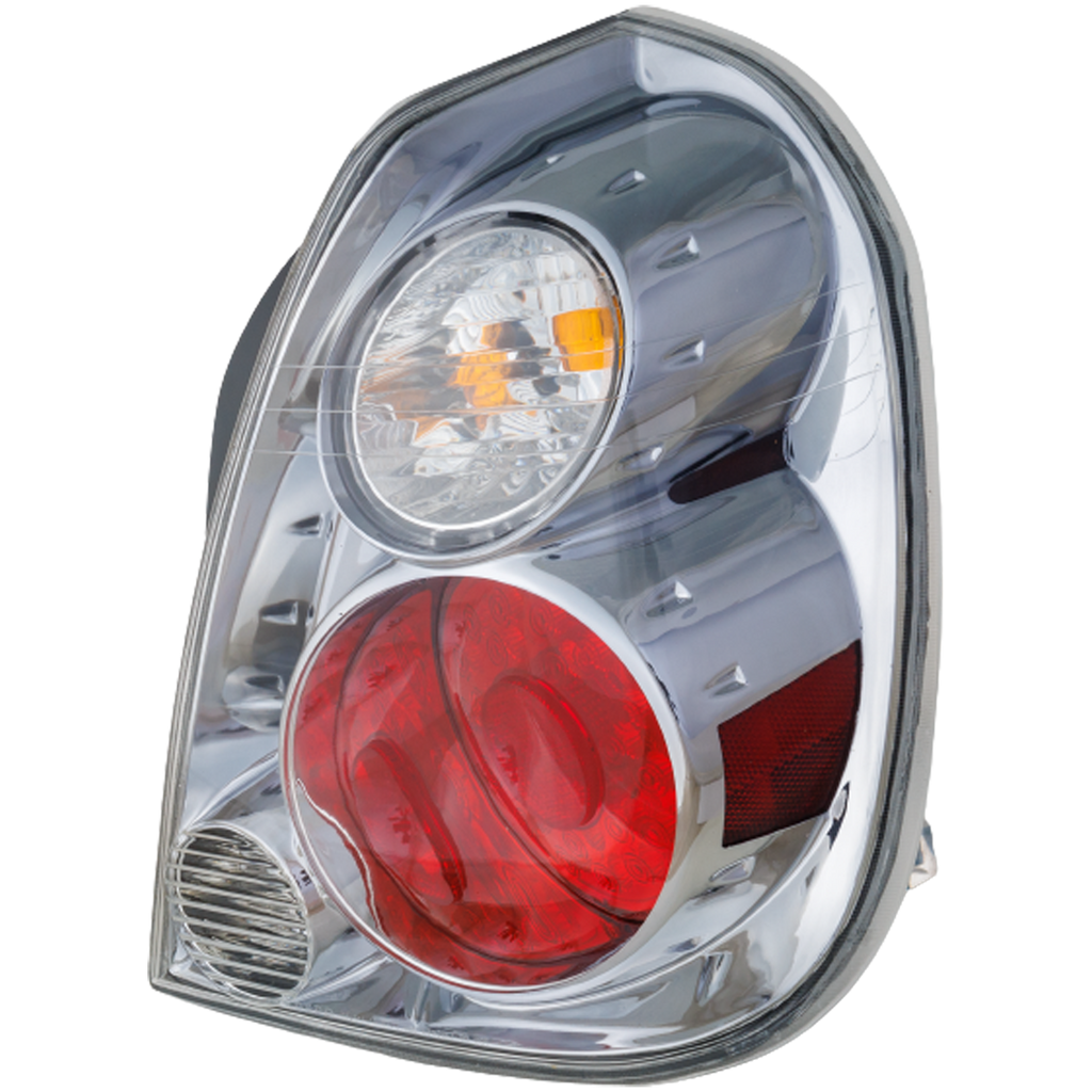 ALTIMA 02-06 TAIL LAMP RH AND LH, Assembly, LED, Clear and Red Lens, Gun Metal Interior, 2-Piece