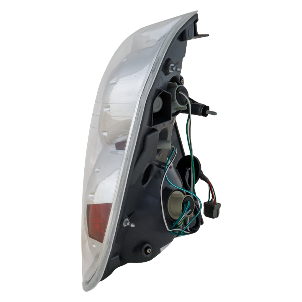 ALTIMA 02-06 TAIL LAMP RH AND LH, Assembly, LED, Clear and Red Lens, Gun Metal Interior, 2-Piece