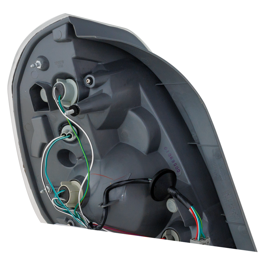 ALTIMA 02-06 TAIL LAMP RH AND LH, Assembly, LED, Clear and Red Lens, Gun Metal Interior, 2-Piece