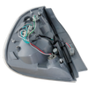 ALTIMA 02-06 TAIL LAMP RH AND LH, Assembly, LED, Clear and Red Lens, Gun Metal Interior, 2-Piece