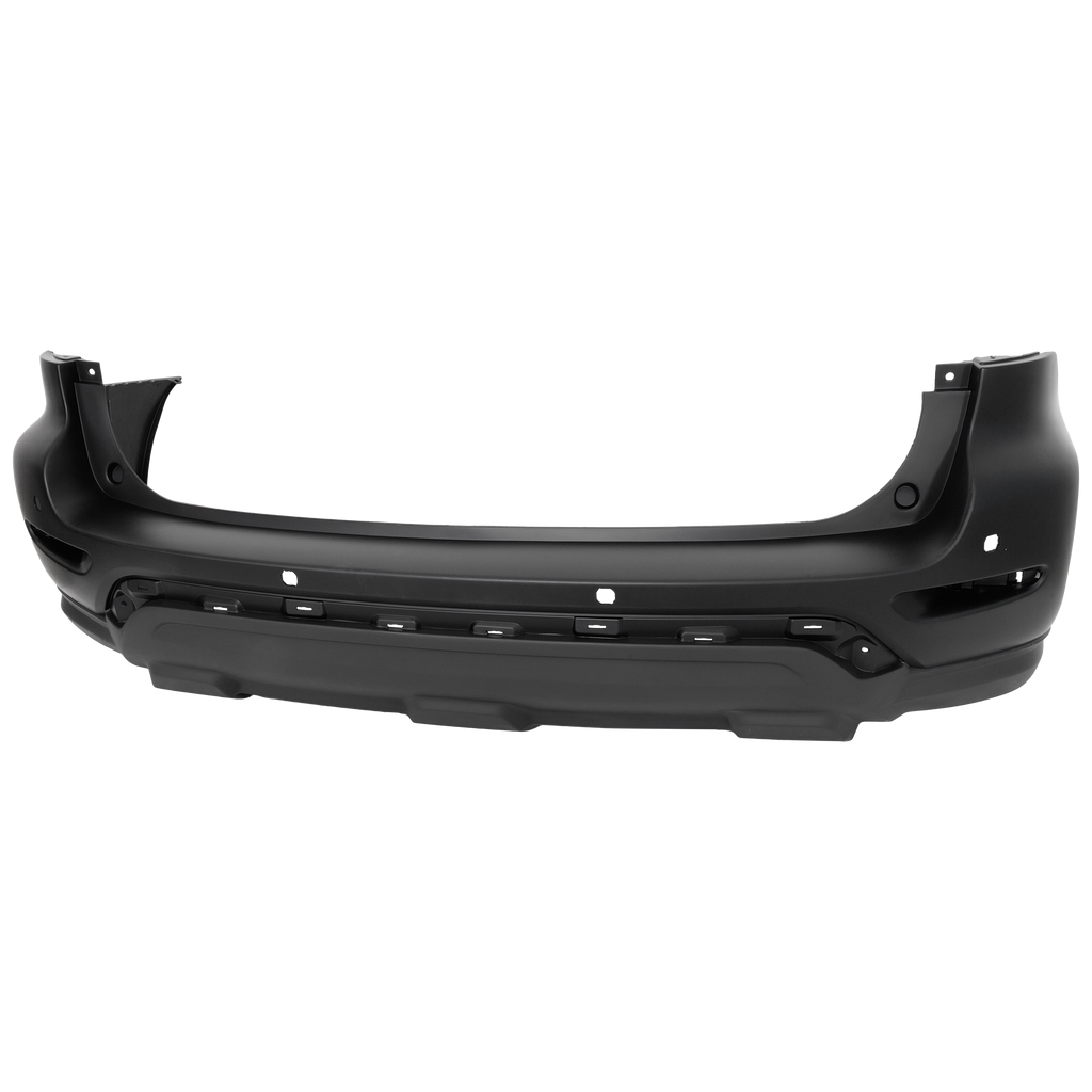 PATHFINDER 17-20 REAR BUMPER COVER, Primed, w/ Object Sensor Holes, w/o Towing Hitch Holes