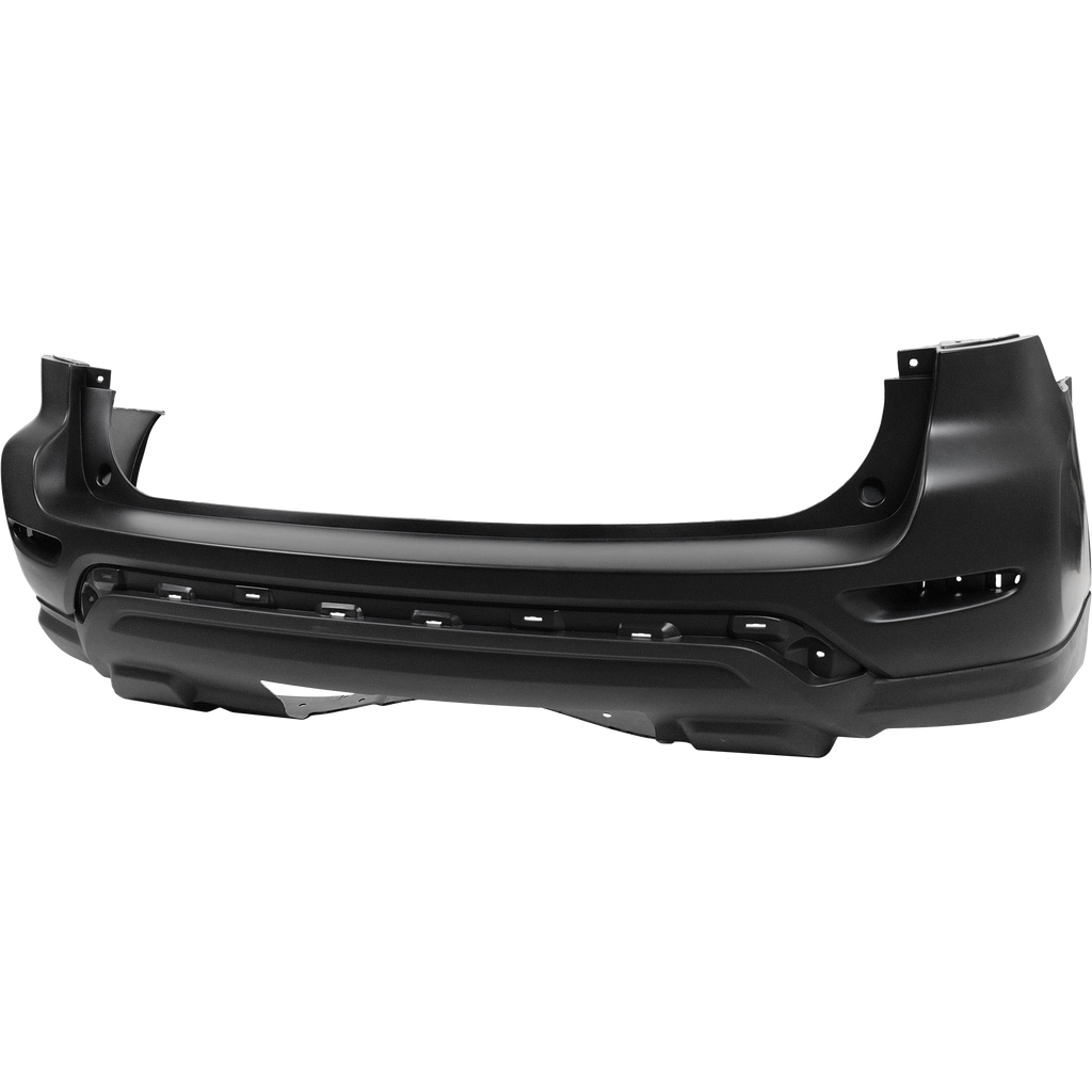 PATHFINDER 17-18 REAR BUMPER COVER, Primed, w/o Park Assist, w/ Towing Hitch