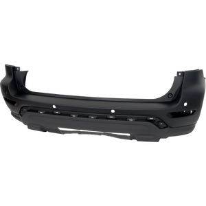 PATHFINDER 17-20 REAR BUMPER COVER, Primed, w/o Wheel Opening Molding, w/ Object Sensor Holes, w/ Towing Hitch