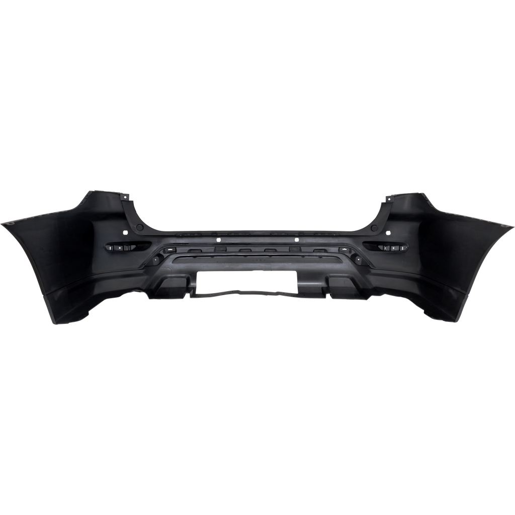 PATHFINDER 17-20 REAR BUMPER COVER, Primed, w/o Wheel Opening Molding, w/ Object Sensor Holes, w/ Towing Hitch