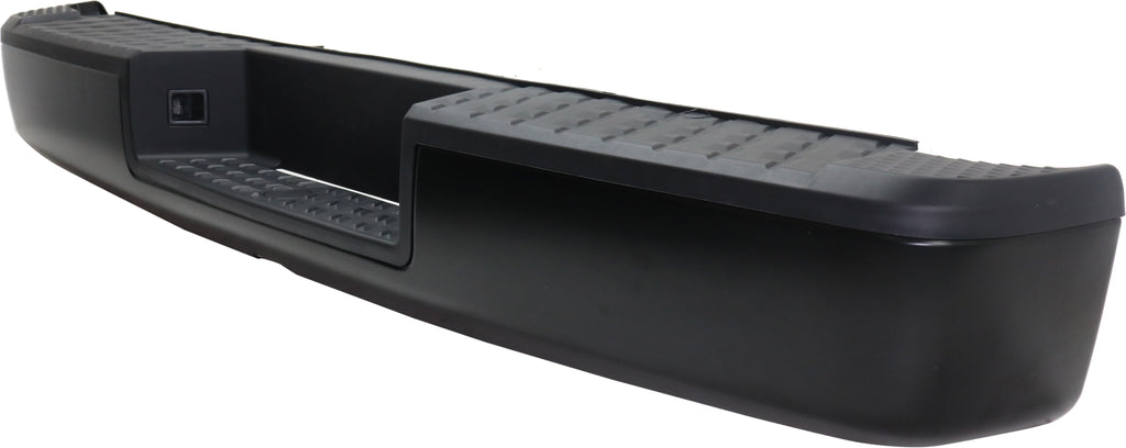 TITAN 17-19/TITAN XD 16-19 STEP BUMPER, FACE BAR AND PAD, w/ Pad Provision, w/o Mounting Bracket, Black, w/o Tow Hitch and Blind Spot Detection, w/o Parking Aid Sensor Holes