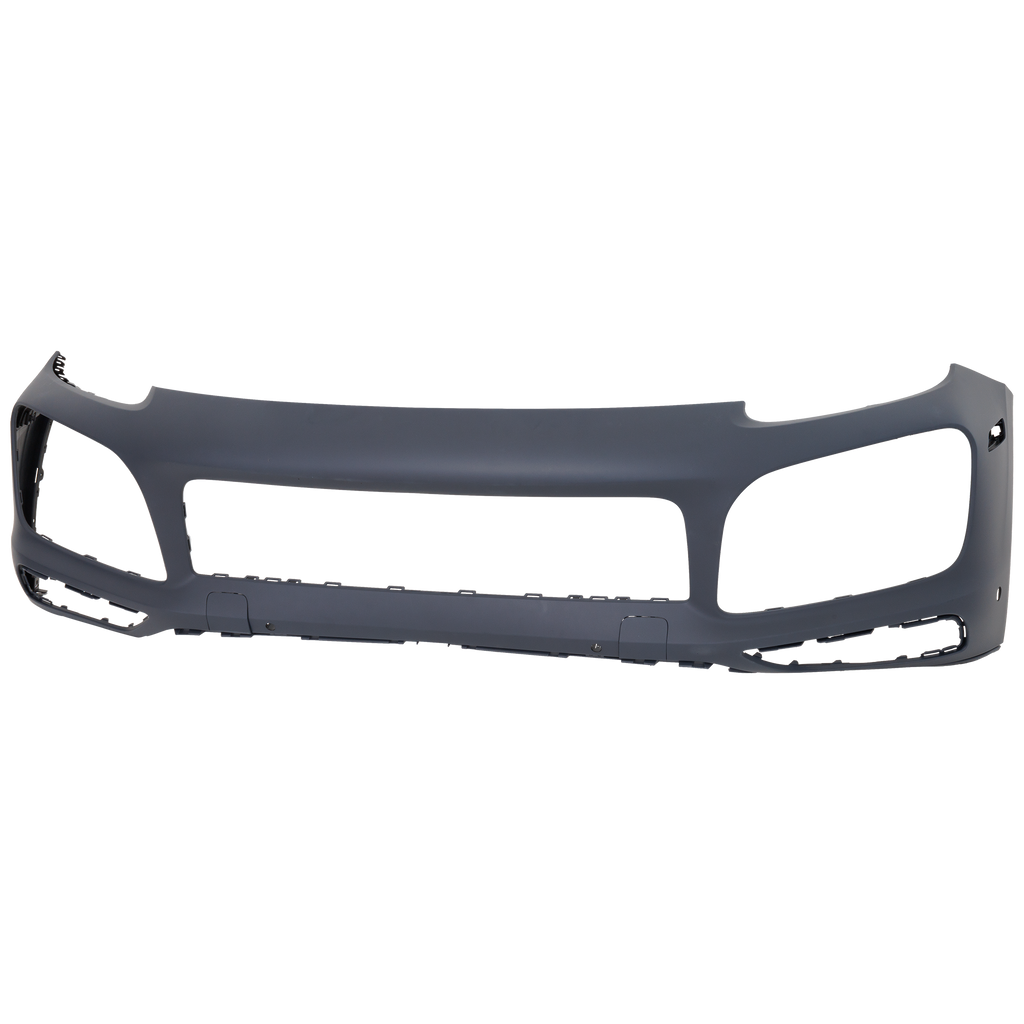 CAYENNE 19-22 FRONT BUMPER COVER, Primed, w/ Park Assist Sensor Holes, (Base/S, w/ Sport Design Package)/GTS/Turbo Models