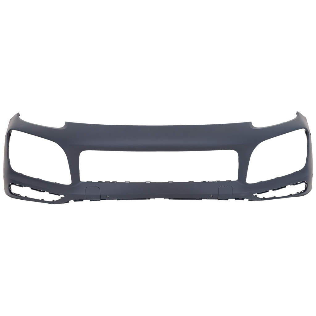 CAYENNE 19-22 FRONT BUMPER COVER, Primed, w/ Park Assist Sensor Holes, (Base/S, w/ Sport Design Package)/GTS/Turbo Models