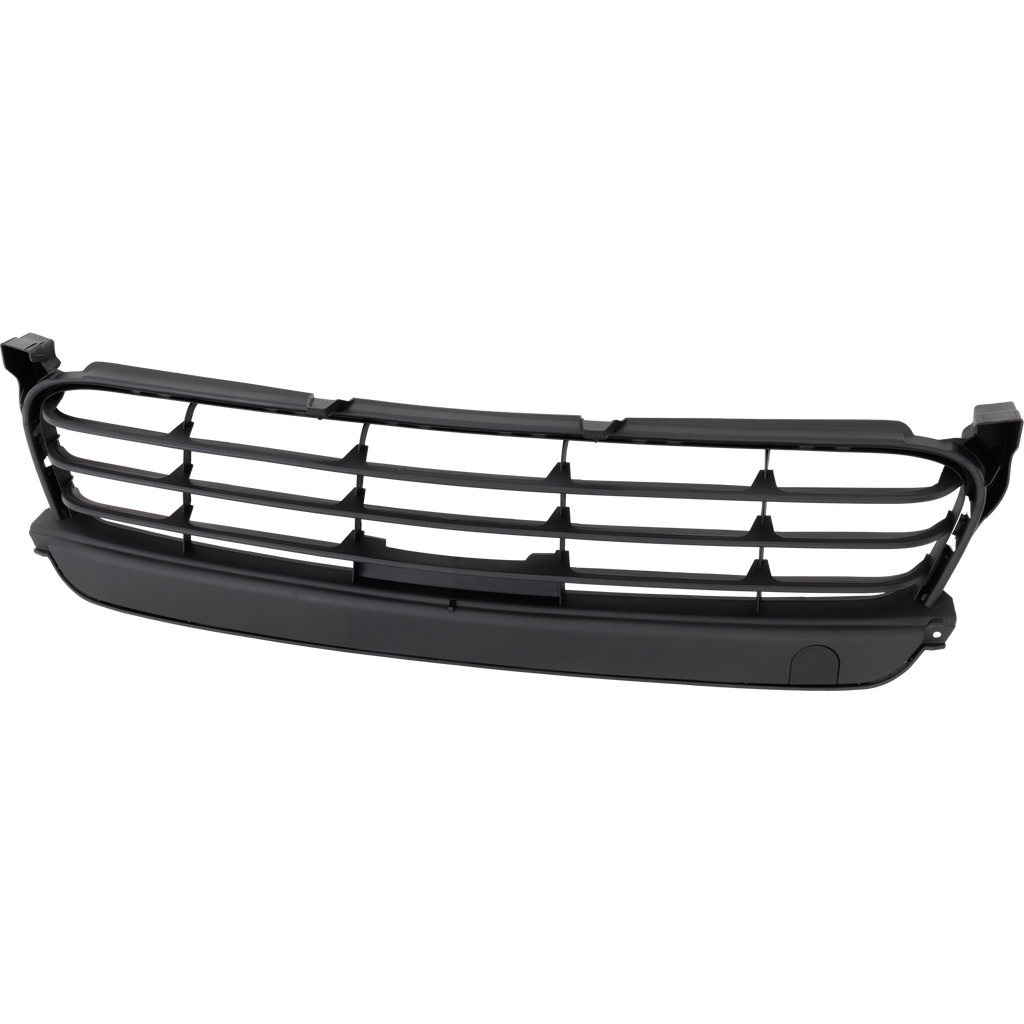 PANAMERA 14-16 FRONT BUMPER GRILLE, Textured Black, w/o Adaptive Cruise Ctrl and Park Assist Sensor Holes, Exclusive/GTS/S/Turbo/Turbo S/Turbo S Executive/Turbo Executive Models