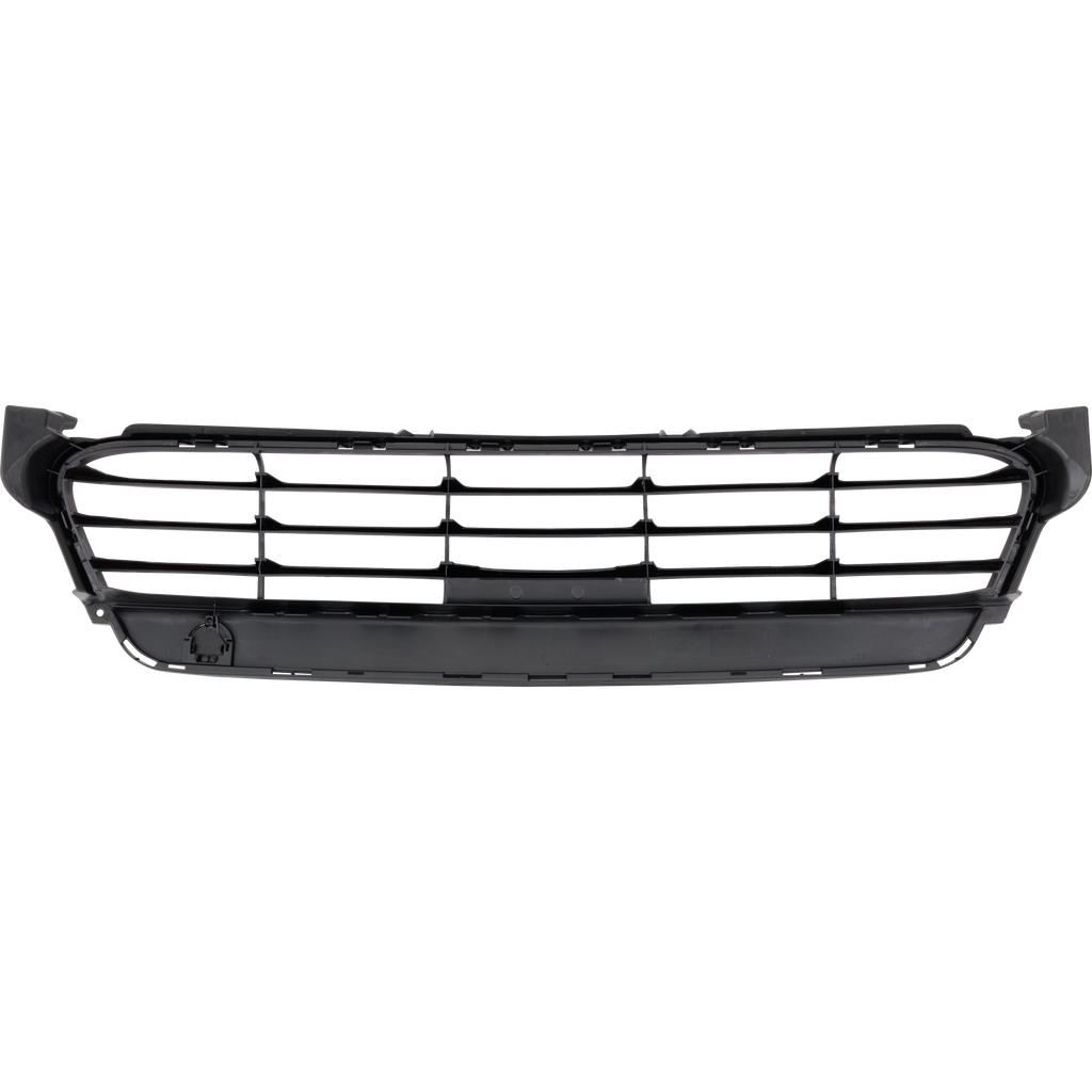 PANAMERA 14-16 FRONT BUMPER GRILLE, Textured Black, w/o Adaptive Cruise Ctrl and Park Assist Sensor Holes, Exclusive/GTS/S/Turbo/Turbo S/Turbo S Executive/Turbo Executive Models