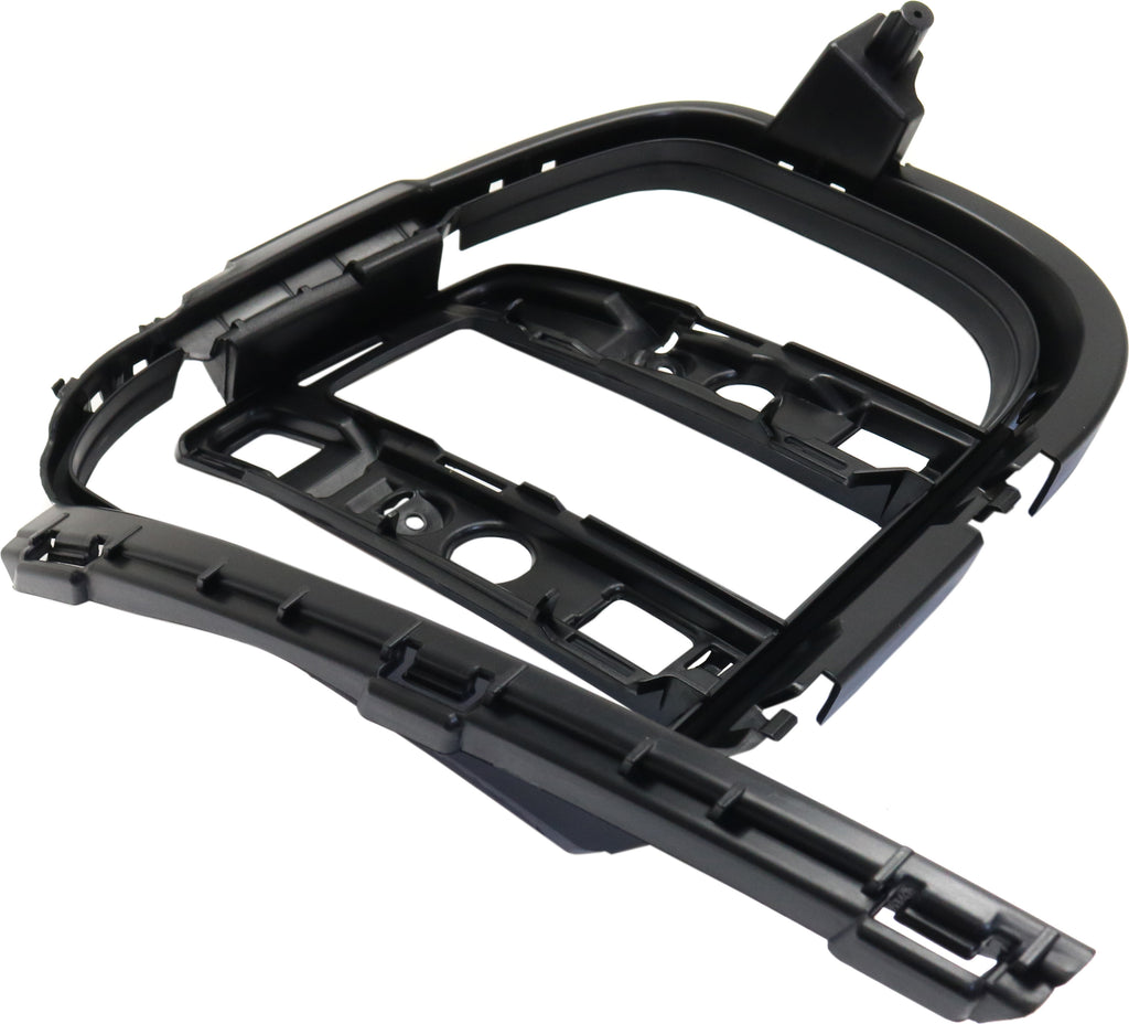 MACAN 15-18 FRONT BUMPER GRILLE LH, Air Intake, Txtd Blk, w/o Sport Design Pkg, Turbo Model