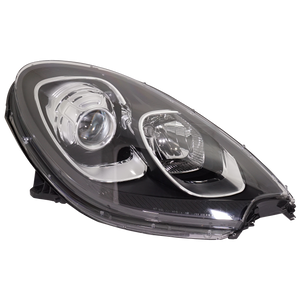 MACAN 15-18 HEAD LAMP RH, Assembly, Halogen, w/o Headlight Washer Holes