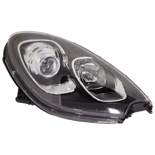 MACAN 15-18 HEAD LAMP RH, Assembly, Halogen, w/o Headlight Washer Holes