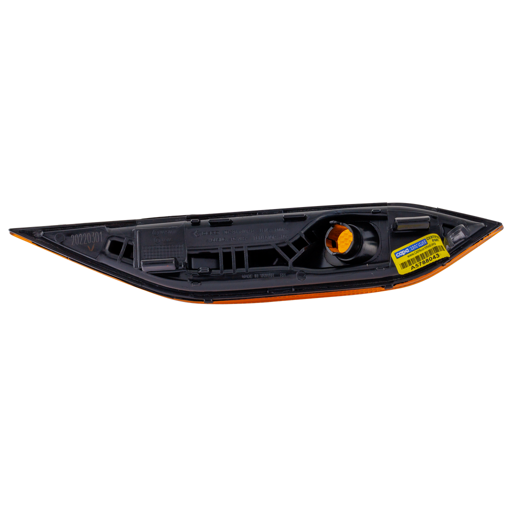 CAYENNE 11-14 FRONT SIDE MARKER LAMP RH, Lens and Housing - CAPA