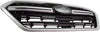 OUTBACK 18-19 GRILLE, Painted Black Shell and Insert, w/ Silver Molding, (18-18 w/o 50th Anniversary Edition) - CAPA