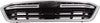 OUTBACK 18-19 GRILLE, Painted Black Shell and Insert, w/ Silver Molding, (18-18 w/o 50th Anniversary Edition) - CAPA