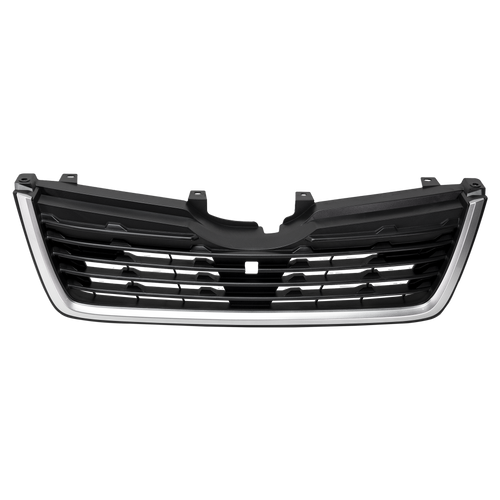 FORESTER 19-21 GRILLE, Painted Silver Shell/Textured Black Insert, Base/Premium/Convenience Models