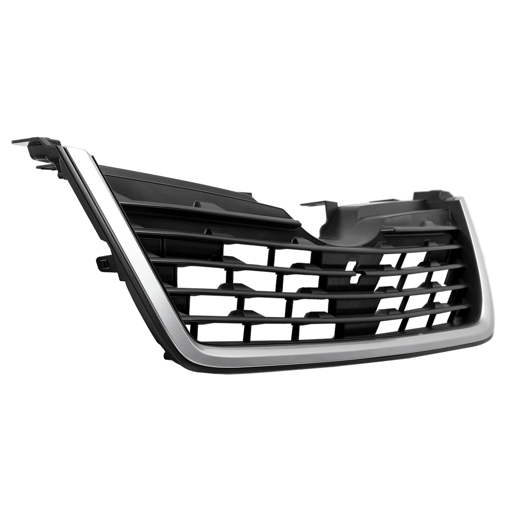 FORESTER 19-21 GRILLE, Painted Silver Shell/Textured Black Insert, Base/Premium/Convenience Models