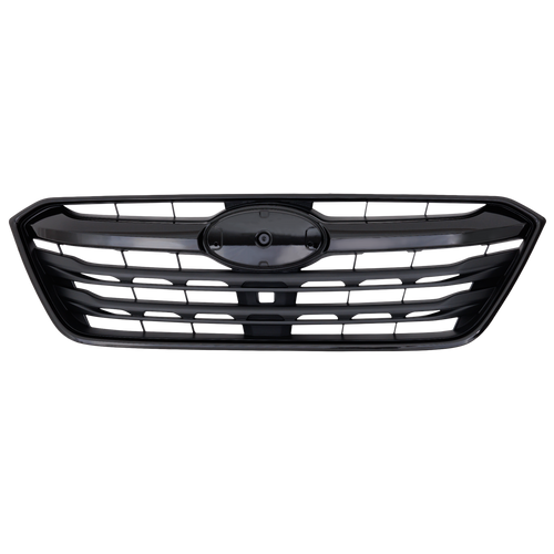 OUTBACK 20-22 GRILLE, Painted Black Shell and Insert, 2.4L Eng., w/ Black Frame and Molding - CAPA
