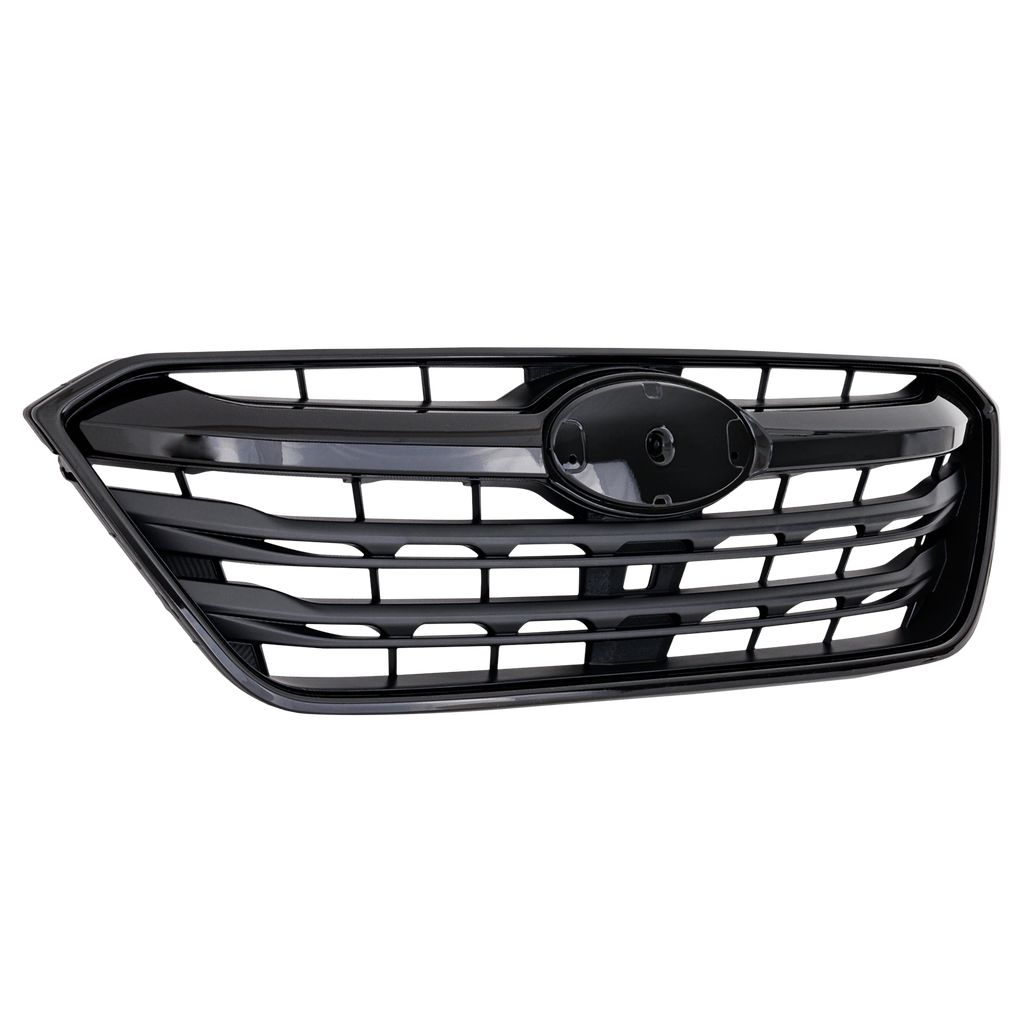 OUTBACK 20-22 GRILLE, Painted Black Shell and Insert, 2.4L Eng., w/ Black Frame and Molding - CAPA