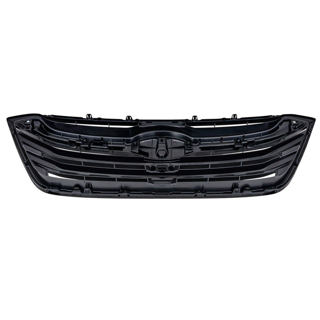 OUTBACK 20-22 GRILLE, Painted Black Shell and Insert, 2.4L Eng., w/ Black Frame and Molding - CAPA