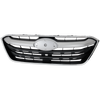 OUTBACK 20-22 GRILLE, Painted Black Shell and Insert, 2.4L Eng, w/ Chrome Frame and Silver Gray Molding