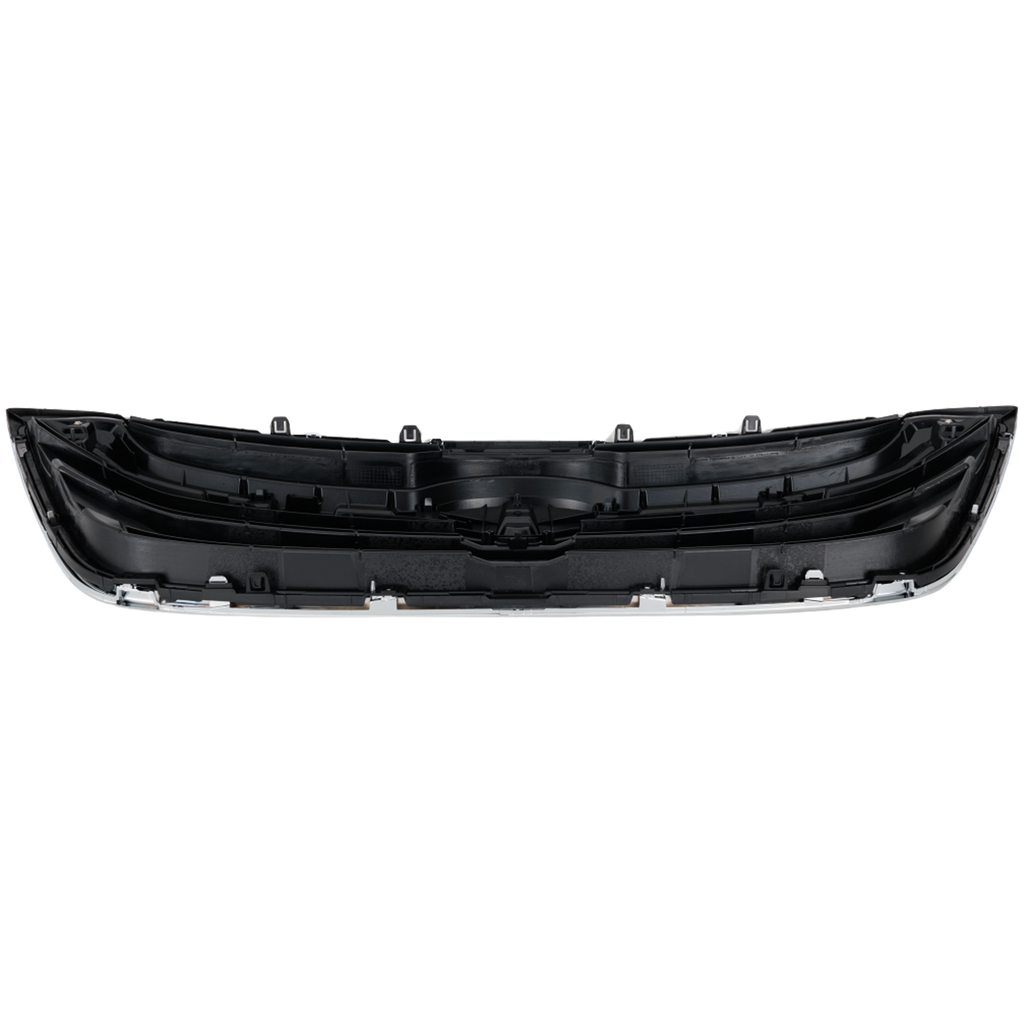 OUTBACK 20-22 GRILLE, Painted Black Shell and Insert, 2.4L Eng, w/ Chrome Frame and Silver Gray Molding