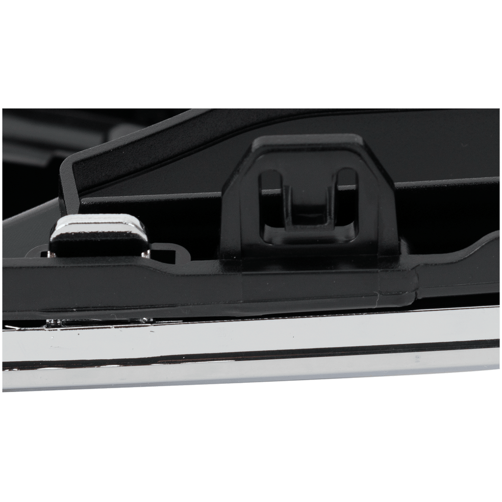 OUTBACK 20-22 GRILLE, Painted Black Shell and Insert, 2.4L Eng, w/ Chrome Frame and Silver Gray Molding