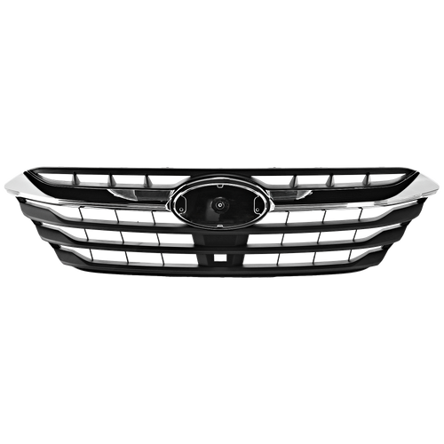 LEGACY 20-22 GRILLE, Textured Black Shell and Insert, w/ Chrome Molding, 2.4l Eng. - CAPA