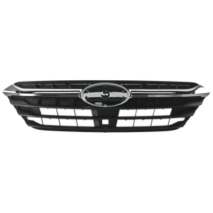 LEGACY 20-22 GRILLE, Textured Black Shell and Insert, w/ Chrome Moldin, 2.5L Eng., Base/Convinience/Limited/Premier/Premium/Touring Models - CAPA