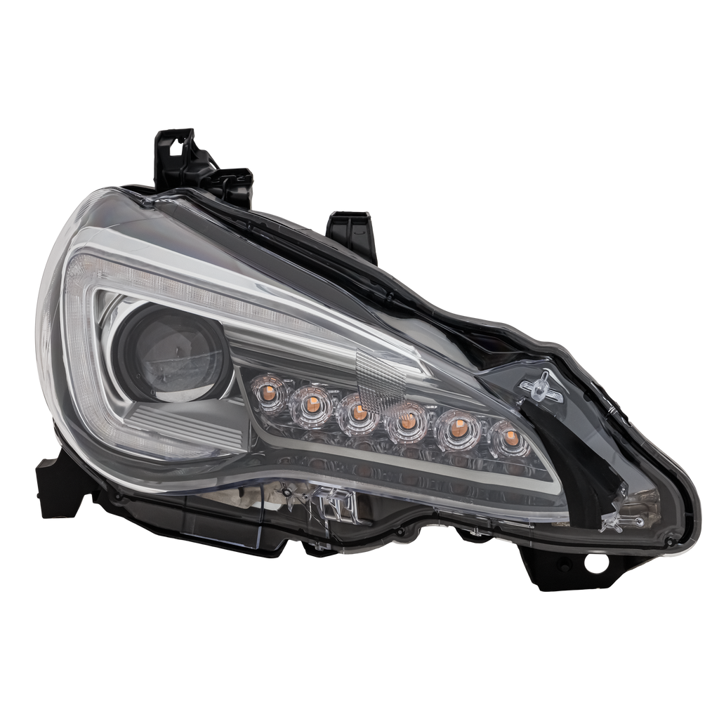 BRZ 17-20 HEAD LAMP RH, Assembly, LED, w/o Logo