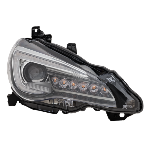 BRZ 17-20 HEAD LAMP RH, Assembly, LED, w/o Logo