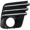 FORESTER 22-22 FRONT FOG LAMP MOLDNG RH, Textured Black, w/ Plastic Chrome Finisher
