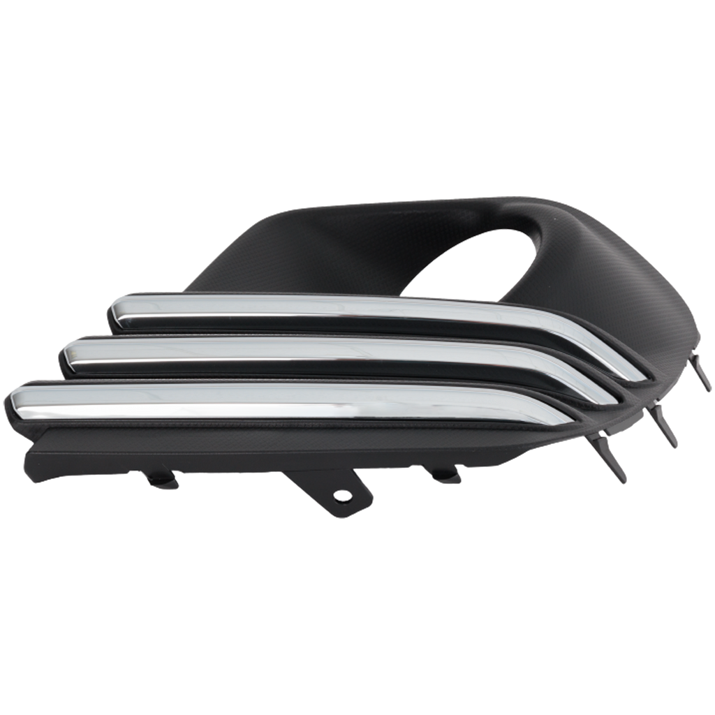 FORESTER 22-22 FRONT FOG LAMP MOLDNG RH, Textured Black, w/ Plastic Chrome Finisher