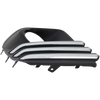 FORESTER 22-22 FRONT FOG LAMP MOLDNG LH, Textured Black, w/ Plastic Chrome Finisher